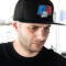 Davide Nicelli al via del Rallye Sanremo